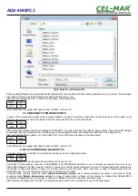 Preview for 10 page of CEL-MAR ADA-4040PC3 User Manual