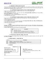 Preview for 14 page of CEL-MAR ADA-I911W User Manual