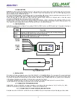 Preview for 4 page of CEL-MAR ADA-I9141 User Manual