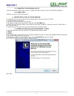 Preview for 6 page of CEL-MAR ADA-I9141 User Manual