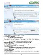 Preview for 13 page of CEL-MAR ADA-I9141 User Manual