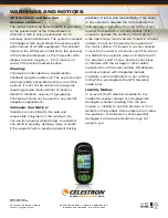 Preview for 18 page of Celestron 44876 User Manual