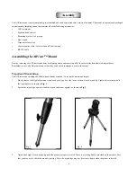 Preview for 5 page of Celestron AllView Mount Instruction Manual