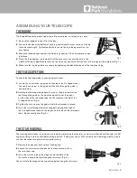 Preview for 3 page of Celestron National Park Foundation ExploraScope 60AZ Instruction Manual