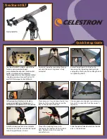 Celestron NEXSTAR 60SLT Quick Setup Manual preview