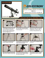 Preview for 9 page of Celestron POWERSEEKER 80 EQ Quick Setup Manual