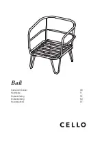 Preview for 1 page of Cello Bali 502194722 Instruction Manual