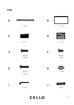 Preview for 3 page of Cello Kitchen 502311696 Instruction Manual