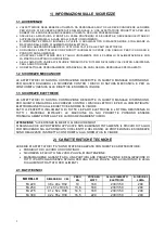 Preview for 3 page of Celme FA 220 Installation - Use - Maintenance