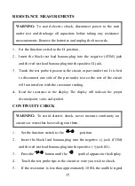 Preview for 17 page of CEM DT-932N Operating Instruction