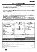 Preview for 5 page of Cembre CPE-1 Operation And Maintenance Manual