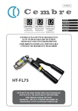 Preview for 1 page of Cembre HT-FL75 Operation And Maintenance Manual