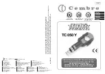 Cembre TC050Y Operation And Maintenance Manual preview