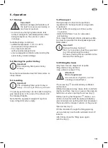 Preview for 19 page of CEMO 95 l Operating Instructions Manual