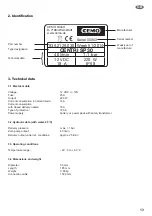 Preview for 13 page of CEMO CENTRI SP30 Operating Instructions Manual