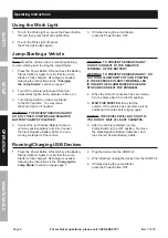 Preview for 8 page of CEN-TECH 57209 Owner'S Manual & Safety Instructions