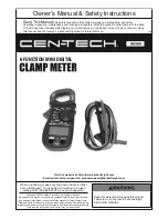 Preview for 1 page of CEN-TECH 96308 Owner'S Manual