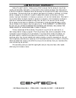 Preview for 12 page of CEN-TECH 96308 Owner'S Manual