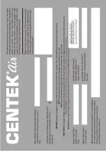 Preview for 54 page of Centek air CT-65V09 Instruction Manual