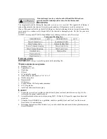 Preview for 4 page of Central Hydraulics 94780 Installation, Operation And Maintenance Manual