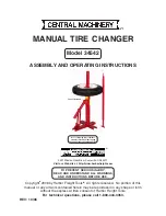 Central Machinery 34542 Assembly And Operating Instructions Manual preview