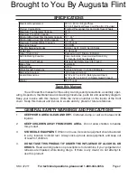 Preview for 2 page of Central Machinery 47211 Assembly And Operation Instructions Manual