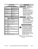 Preview for 17 page of Central Machinery 65342 Set Up, Operating, And Servicing Instructions