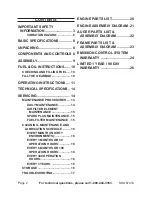 Preview for 2 page of Central Machinery 67414 Set Up, Operating, And Servicing Instructions