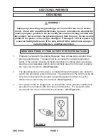 Preview for 5 page of Central Machinery 91393 Assembly And Operating Instructions Manual