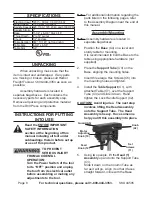 Preview for 8 page of Central Machinery CENTRAL MACHINERY 44505 Set Up And Operating Instructions Manual