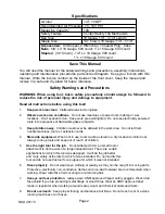 Preview for 13 page of Central Pneumatic 38898 Assembly And Operating Instructions Manual