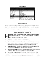 Preview for 2 page of Central Pneumatic 54700 Assembly And Operating Instructions Manual