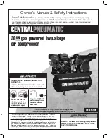 Preview for 1 page of Central Pneumatic 56101 Owner'S Manual & Safety Instructions