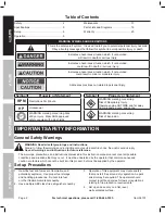 Preview for 2 page of Central Pneumatic 56101 Owner'S Manual & Safety Instructions