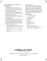 Preview for 44 page of Central Pneumatic 56101 Owner'S Manual & Safety Instructions