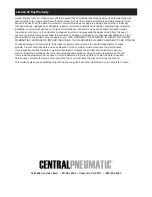 Preview for 16 page of Central Pneumatic 60754 Owner'S Manual