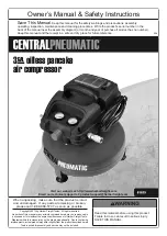 Central Pneumatic 61615 Owner'S Manual & Safety Instructions preview