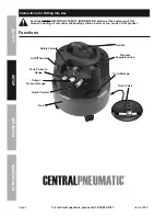 Preview for 8 page of Central Pneumatic 62380 Owner'S Manual & Safety Instructions