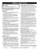 Preview for 3 page of Central Pneumatic 68066 Owner'S Manual & Safety Instructions