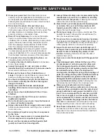 Preview for 5 page of Central Pneumatic 68066 Owner'S Manual & Safety Instructions