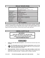 Preview for 2 page of Central Pneumatic 93351 Assembly And Operating Instructions Manual