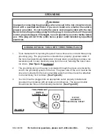 Preview for 8 page of Central Pneumatic 93351 Assembly And Operating Instructions Manual