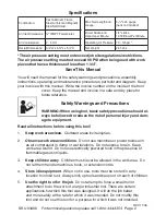 Preview for 2 page of Central Pneumatic 93496 Assembly And Operating Instructions Manual