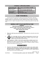 Preview for 2 page of Central Pneumatic 95498 Set Up And Operating Instructions Manual