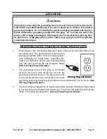 Preview for 6 page of Central Pneumatic 96087 Assembly And Operation Instructions Manual