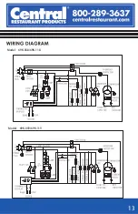 Preview for 13 page of CENTRAL RESTAURANT PRODUCTS 69K-038 Instruction Manual