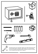 Preview for 3 page of Centrale Brico B6536100 Assembly, Use, Maintenance Manual