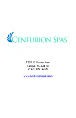 Preview for 48 page of Centurion Spas CT 10000 Owner'S Manual