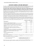 Preview for 46 page of Century Heating FW3000 CB00004 Installation And Operation Manual