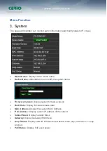 Preview for 10 page of Cerio CS-2000 Series User Manual